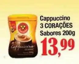 Supermercados Unidos Cappuccino 3 corações sabores oferta