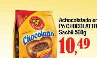 Supermercados Unidos Achocolatado em pó chocolatto oferta