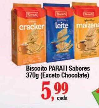 Supermercados Unidos Biscoito parati sabores oferta