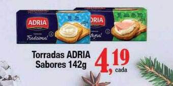 Supermercados Unidos Torradas adria sabores oferta