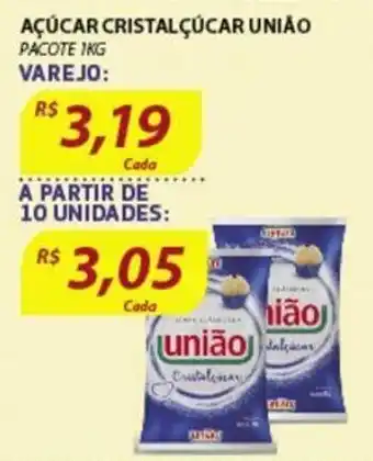 Assaí Atacadista Acucar Cristalcucar Uniao 1kg oferta
