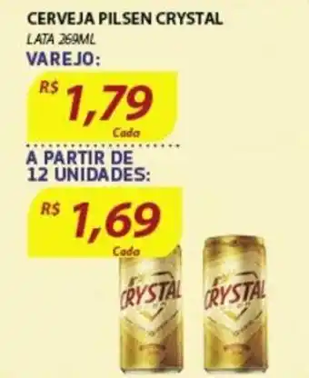 Assaí Atacadista Cerveja Pilsen Crystal 269ml oferta