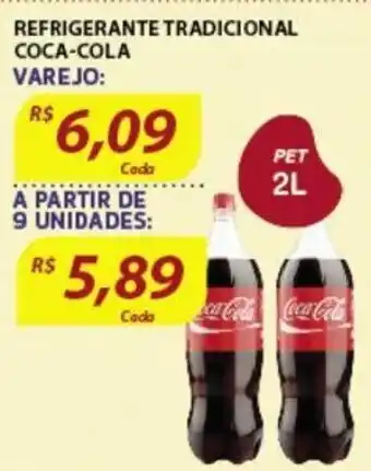 Assaí Atacadista Refrigerante Tradicional Coca Cola 2L oferta