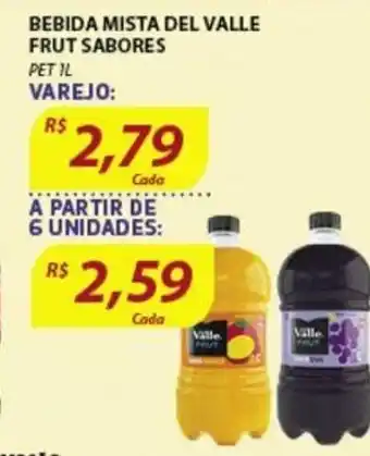 Assaí Atacadista Bebida mista Del Valle Frut sabores 1L oferta