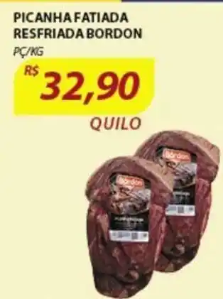 Assaí Atacadista Picanha Fatiada Resfriada Bordon 1kg oferta