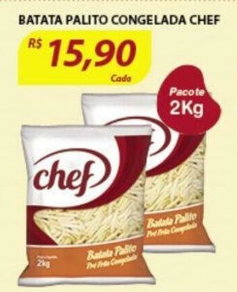 Assaí Atacadista Batata Palito Congelada Chef 2kg oferta