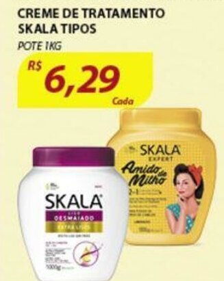 Assaí Atacadista Creme de Tratamento Skala Tipos 1kg oferta