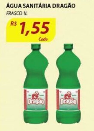 Assaí Atacadista Agua Sanitaria Dragao 1L oferta