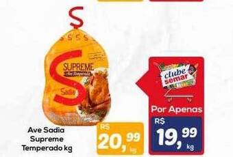 Semar Supermercado Ave sadia supreme temperado oferta
