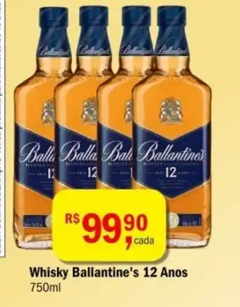 Ultrabox Whisky Ballantine's 12 anos 750ml oferta