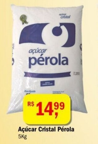 Ultrabox Acucar Cristal Perola 5kg oferta