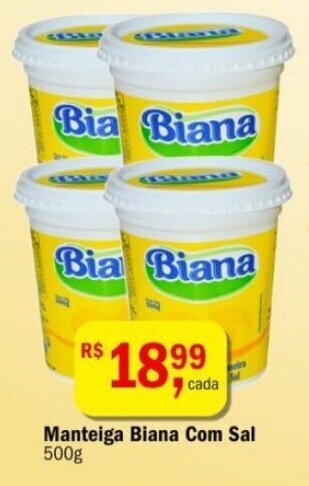 Ultrabox Manteiga Biana Com Sal 500g oferta