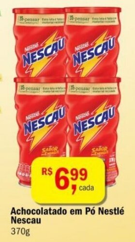 Ultrabox Achocolatado em po Nestle Nescau 370g oferta