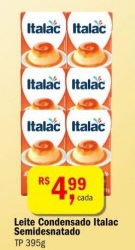 Ultrabox Leite Condensado Italac Semidesnatado TP 395g oferta