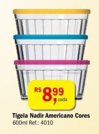 Ultrabox Tigela Nadir Americano Cores 600ml oferta