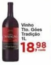 Rossi Supermercado Vinho Tto. Goes Tradicao 1L oferta