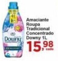Rossi Supermercado Amaciante Roupa Tradicional Cocentrado Downy 1L oferta
