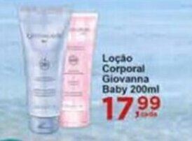 Rossi Supermercado Locao Corporal Giovanna Baby 200ml oferta