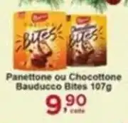 Rossi Supermercado Panettone ou chocottone bauducco Bites 107g oferta