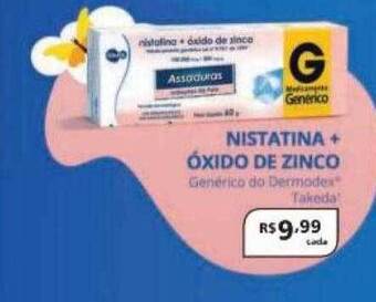 Nistatina + óxido de zinco