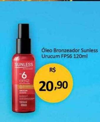 GBarbosa Óleo bronzeador sunless urucum fps6 oferta