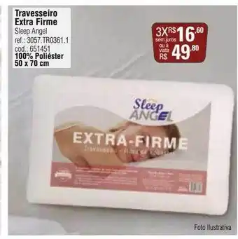 Travesseiro extra firme sleep angel