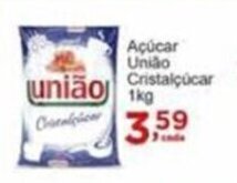 Rossi Supermercado Acucar Uniao Cristalcucar 1kg oferta
