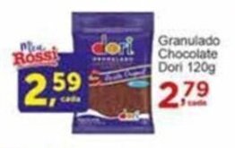 Rossi Supermercado Granulado Chocolate Dori 120g oferta