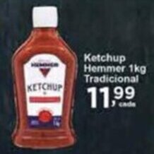 Rossi Supermercado Ketchup Hemmer 1kg Tradicional oferta