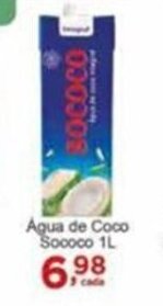 Rossi Supermercado Agua de Coco Sococo 1L oferta