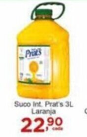 Suco Int. Prat's 3L Laranja