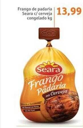 Sonda Frango de padaria seara c cerveja congelado oferta