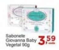 Rossi Supermercado Sabonete Giovanna baby Vegetal 90g oferta