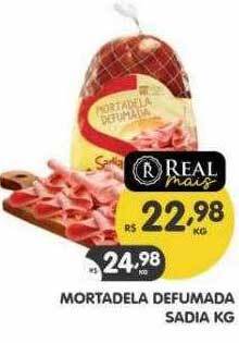 Supermercados Real Mortadela defumada sadia oferta
