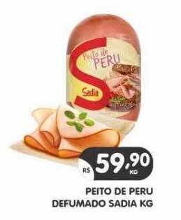 Supermercados Real Peito de peru defumado sadia oferta