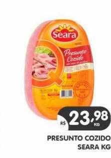 Supermercados Real Presunto cozido seara oferta