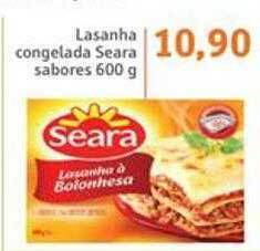 Sonda Lasanha congelada seara sabores oferta