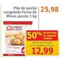 Sonda Pão de queijo congelado forno de minas oferta