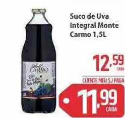 Suco de uva integral monte carmo