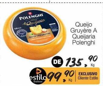 Supermercado Dalben Queijo gruyère a queijaria polenghi oferta