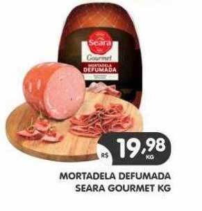 Supermercados Real Mortadela defumada seara gourmet oferta
