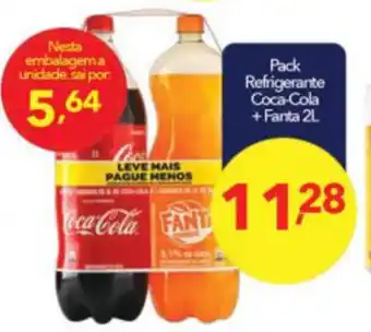 Lopes Supermercados Coca-Cola + Fanta 2L oferta