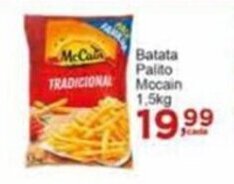Rossi Supermercado Batata Palito McCain 1.5kg oferta
