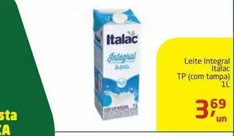 Tenda Atacado Leite integral italac tp (com tampa) 1l oferta