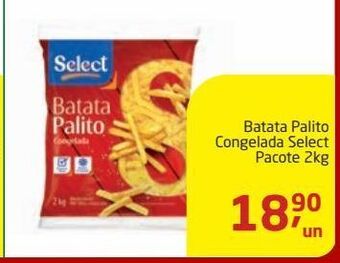 Tenda Atacado Batata palito congelada select pacote 2kg oferta
