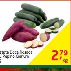 Tenda Atacado Batata doce rosada ou pepino comum kg oferta