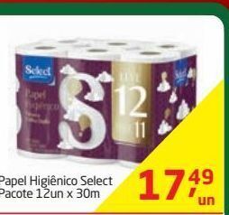 Tenda Atacado Papel higiênico select pacote 12un x 30m oferta