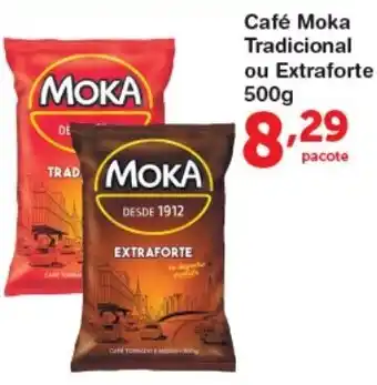 Roldão Cafe Moka Tradicional ou Extraforte 500g oferta