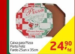 Tenda Atacado Caixa para pizza porto feliz fardo 25un x 35cm oferta