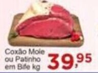 Rossi Supermercado Coxao Mole ou Patinho Em Bife 1kg oferta